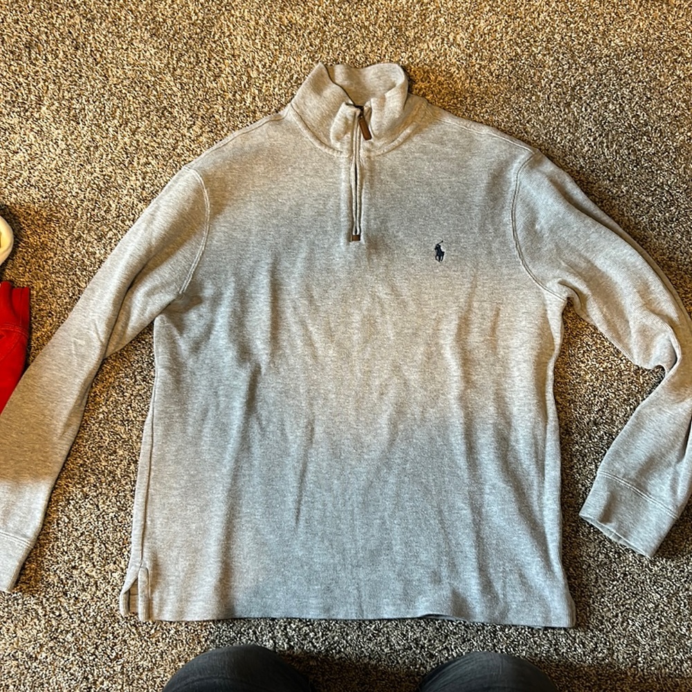 Polo Ralph Loren Men’s 3/4 zip up shirt